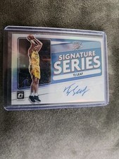 2020-21 Panini Donruss Optic - Signature Series T.J. Leaf #SS-TJL Holo Prizm (AU