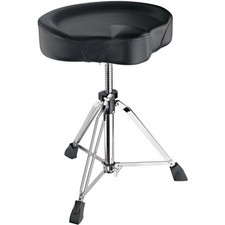 K&M 14038 Drummersitz mit Spindel Schwarz Kunstleder | Neu