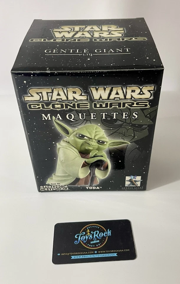 Maqueta busto Yoda 5850/7500 EE. UU. Gentle Giant Studios YODA Star Wars Clone Wars Clone Wars Foto 3 de 4