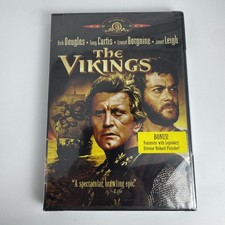 The Vikings DVD New Kirk Douglas Tony Curtis MGM Movie Action Epic new Sealed