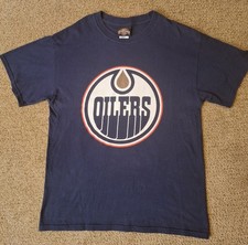 Edmonton Oilers Dwayne Roloson T-Shirt #35 Old Time Hockey NHL Medium CA41097