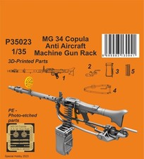 MG 34 Copula Anti Aircraft Machine Gun Ralk (2 pcs.), 1/35 - CMK 129-P35023