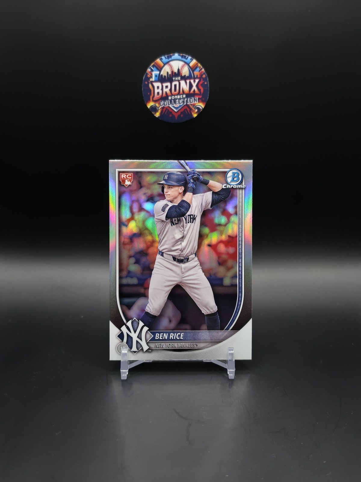 2025 Bowman #85 Ben Rice Bowman Chrome Red Rookie Logo