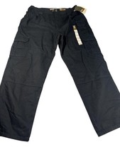 5.11 Tactical Pants Mens 38x30 Black Cargo Work Utility Elastic Waist Outdoor