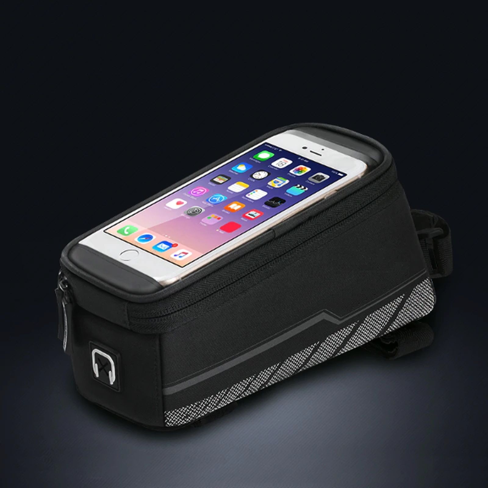 Borsa per bicicletta impermeabile per smartphone foto 2
