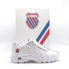 NEW MEN K-Swiss ST329 CMF WHITE / NAVY / RED 03426-130-M