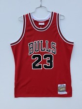 Michael Jordan Chicago Bulls 1985-1986 NBA Authentic M&N Jersey Size Large
