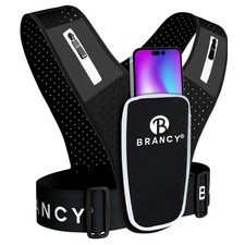 Running Phone Holder Vest Reflective Shoulder Zipper Pockets Waterproof Bag