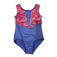 Cat Jack Girls Gymnastics Leotard Size M 8 Pink Purple Dance