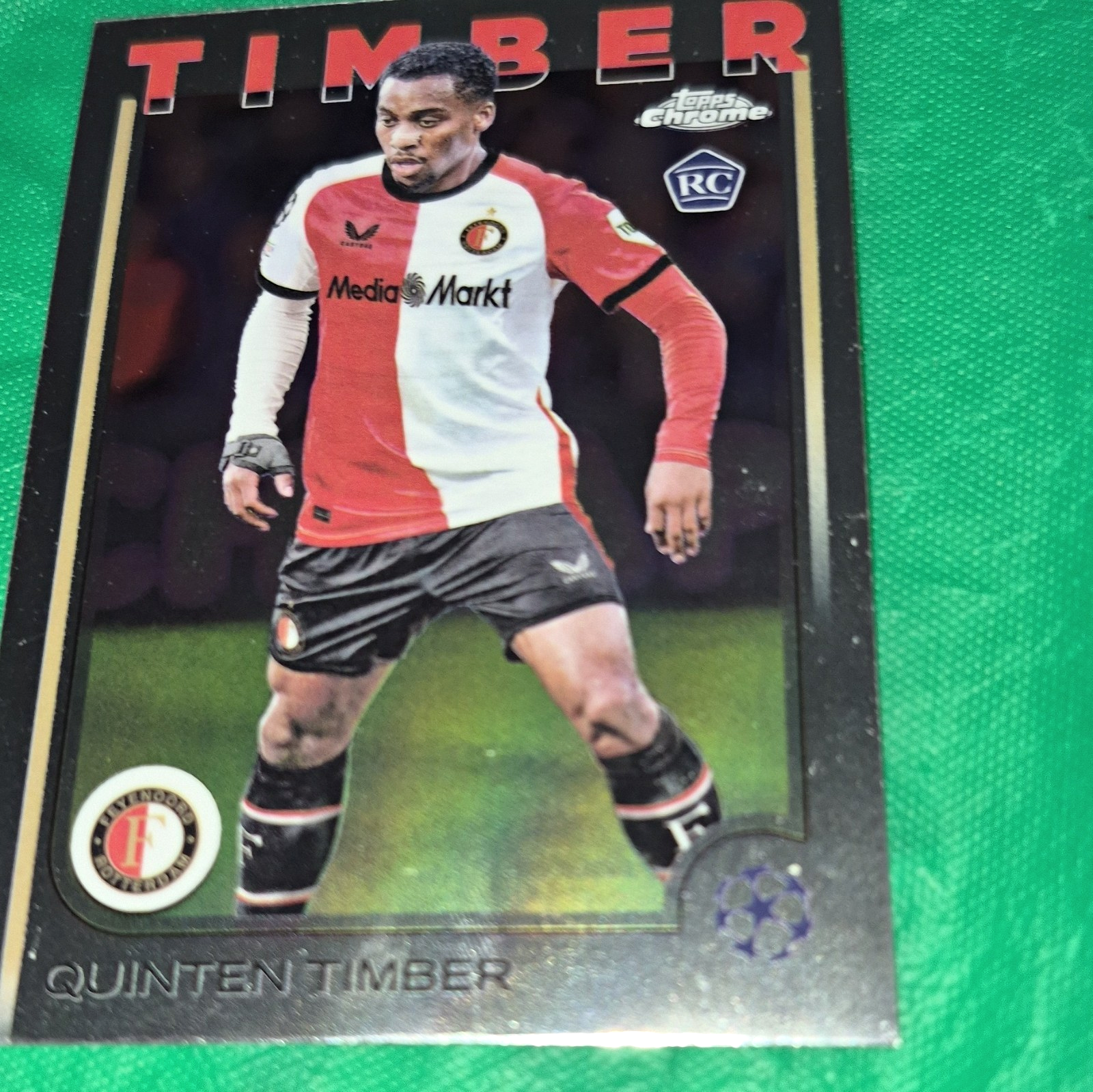 Topps 2024-25 Uefa Club Competitions Quinten Timber #43 Rookie Feyenoord