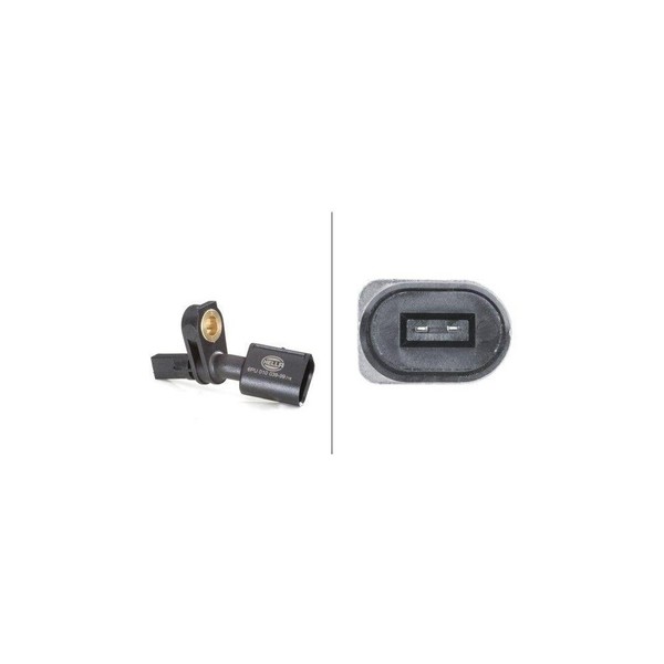 Hella Sensor, Raddrehzahl 6PU 010 039-991 FüR Audi Seat Skoda Vw, Links-image