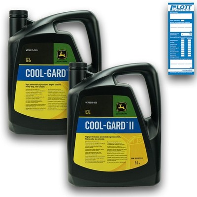 2x 5L Original John Deere Cool-Gard II Kühlmittel 50/50 VC76215-005 -37°C RTU JD