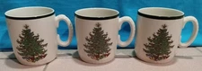 Vintage CUTHBERTSON ORIGINAL CHRISTMAS TREE MUGS MADE In ENGLAND Set Of 3