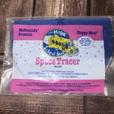 1994 McDonald's The Magic School Bus Space Tracer Ruler Happy Meal Toy NEW NIP