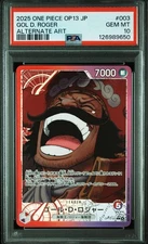 PSA 10 Gol D. Roger Leader Alternate Art OP13-003 2025 ONE PIECE Card Japanese