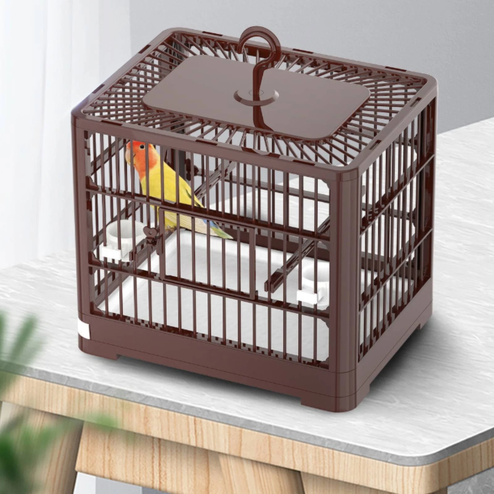 Parrot Enclosure Ventilated Small Parakeet Enclosure Easy to Clean for Home