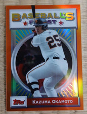 Kazuma Okamoto / 25 Topps 2025 NPB finest chrome RC Blue Jays