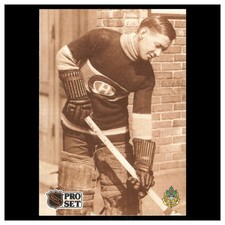 Georges Vezina #333 1991-92 Pro Set French Montreal Canadiens Hockey Card NHL