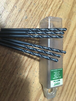 (6) 9/64'' HSS 118° Black Oxide Finish FMT  Jobber Drill Bit