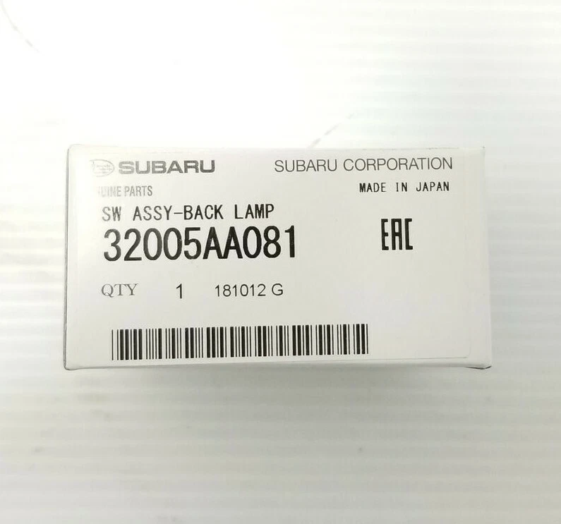 Подлинный оригинальный производитель Subaru 32005AA081 переключатель резервной лампы Baja Forester Impreza Legacy - Изображение 2 из 4