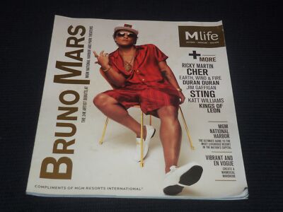 2017 WINTER M LIFE MGM RESORTS MAGAZINE - BRUNO MARS FRONT COVER - E 5196