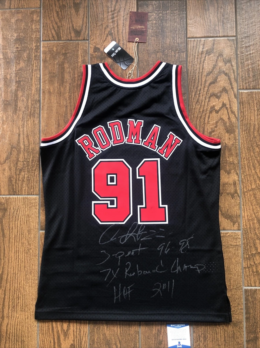 Kids M&N Chicago Bulls Swingman Jersey 'Black