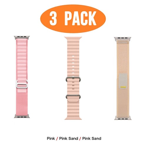 3PACK Alpine Trail Loop Ocean Band For Apple Watch Ultra 10 9 8 7 6 5 4 46 49mm - Picture 19 of 65