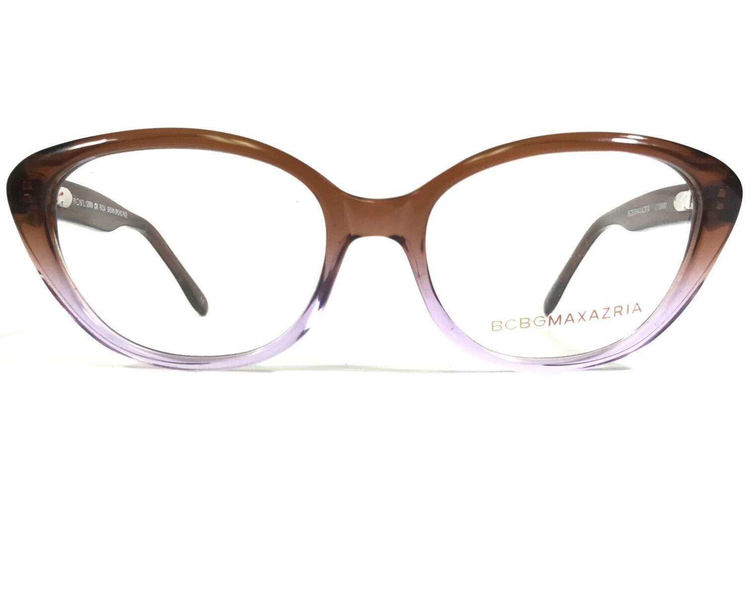 BCBGMAXAZRIA Eyeglasses Frames PAOLA BROWN ORCHID FADE Cat Eye 51-16-135