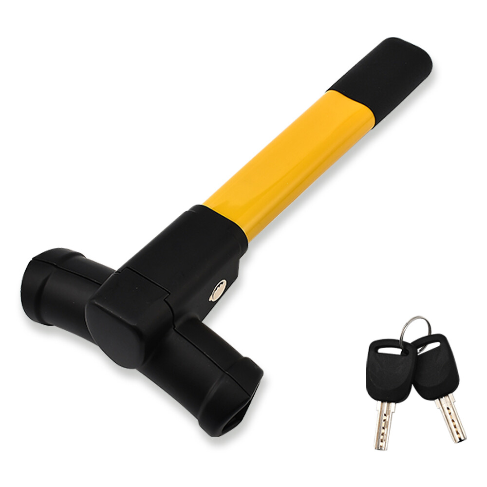 New Car Steering Wheel Lock Auto Anti-Theft Security Rotary Steering Wheel Yellow - View #5