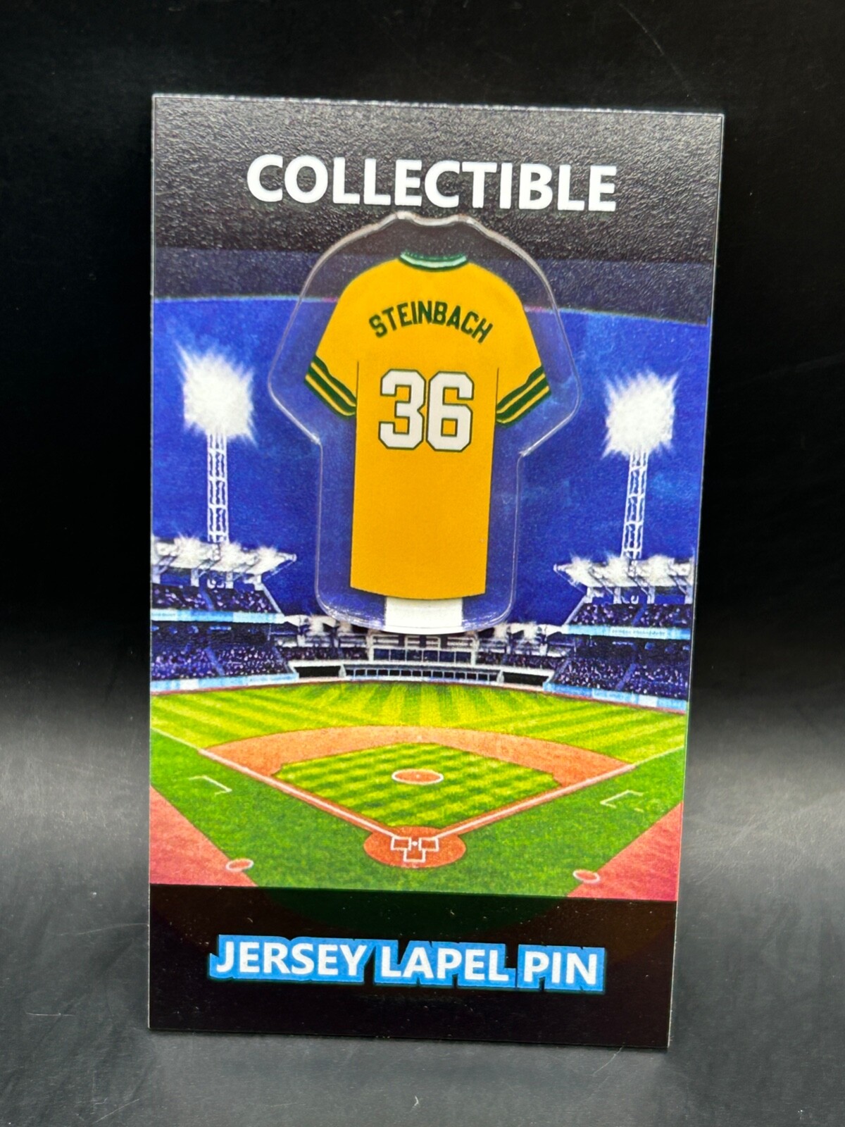 Oakland Athletics Terry Steinbach jersey lapel pin-Classic Retro Collectible