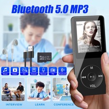 Bluetooth MP3 Player 16GB Musik Spieler Aufnahmegerät FM Radio Sport HiFi Player