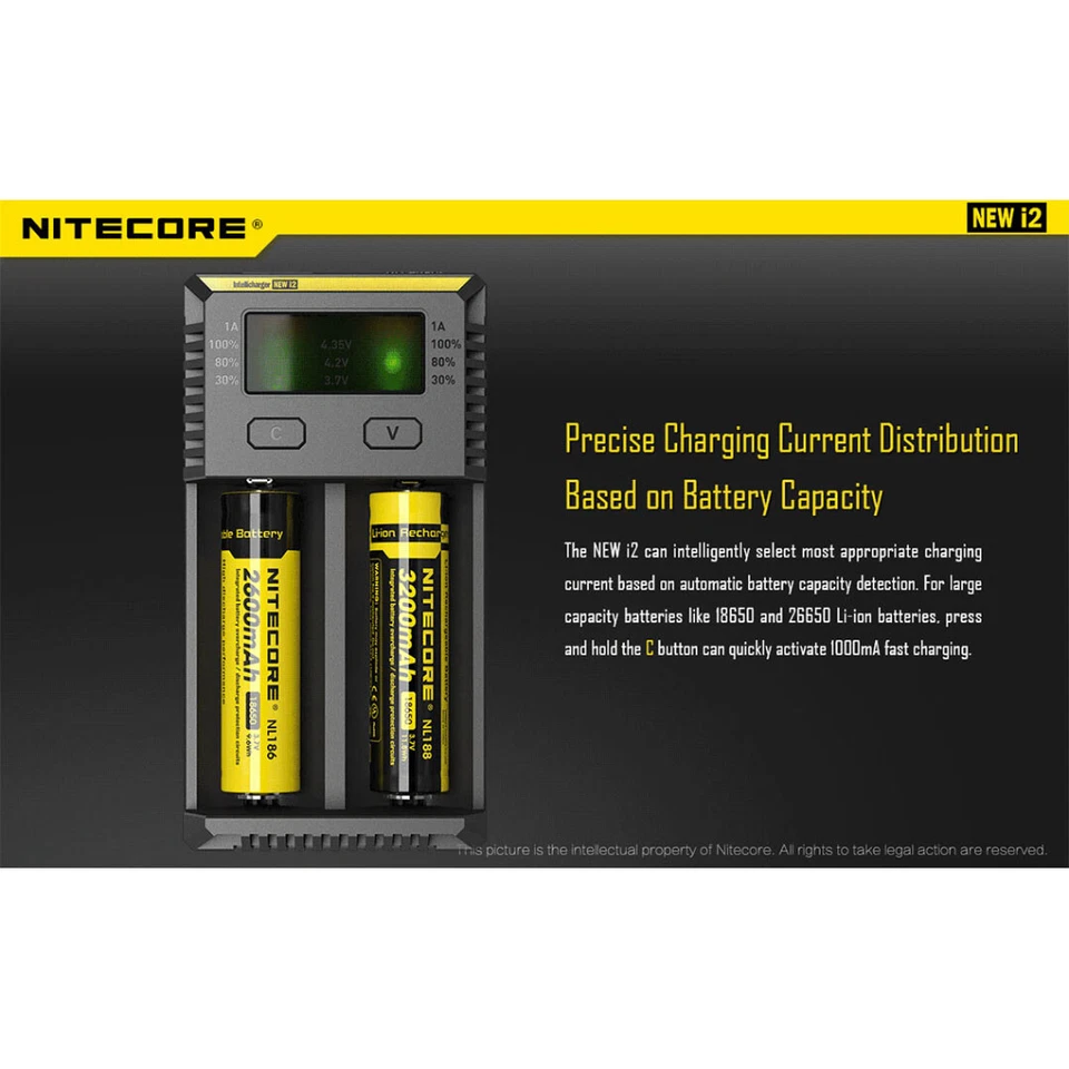 ~NEU~ Nitecore I2 Intellicharger 2-fach Universal Akku Ladegerät - Bild 4 von 4
