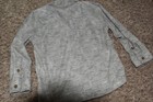 K8 !WOW! JUMPING BEANS 4T Boys Gray Fleece button Up Long Sleeve Shirt — photo 3