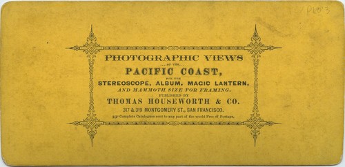 Thomas Houseworth & Co. stereoview # 695 (1860's) Carson City and Valley, Nevada - Bild 2 von 2