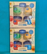 Hydrating Lip Balm Set Travel Size - Eight (8) - Two 4 Pc. Box Sets 