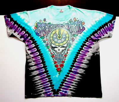 Grateful Dead Shirt T Shirt Vintage 1990 1991 New Year's Eve Grateful Dead Shirt T Shirt Vintage 1990 1991 New Year's Eve