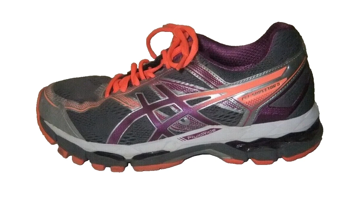 ASICS Gel Surveyor 5 Women s Size US 8 Running Shoes Gray Purple