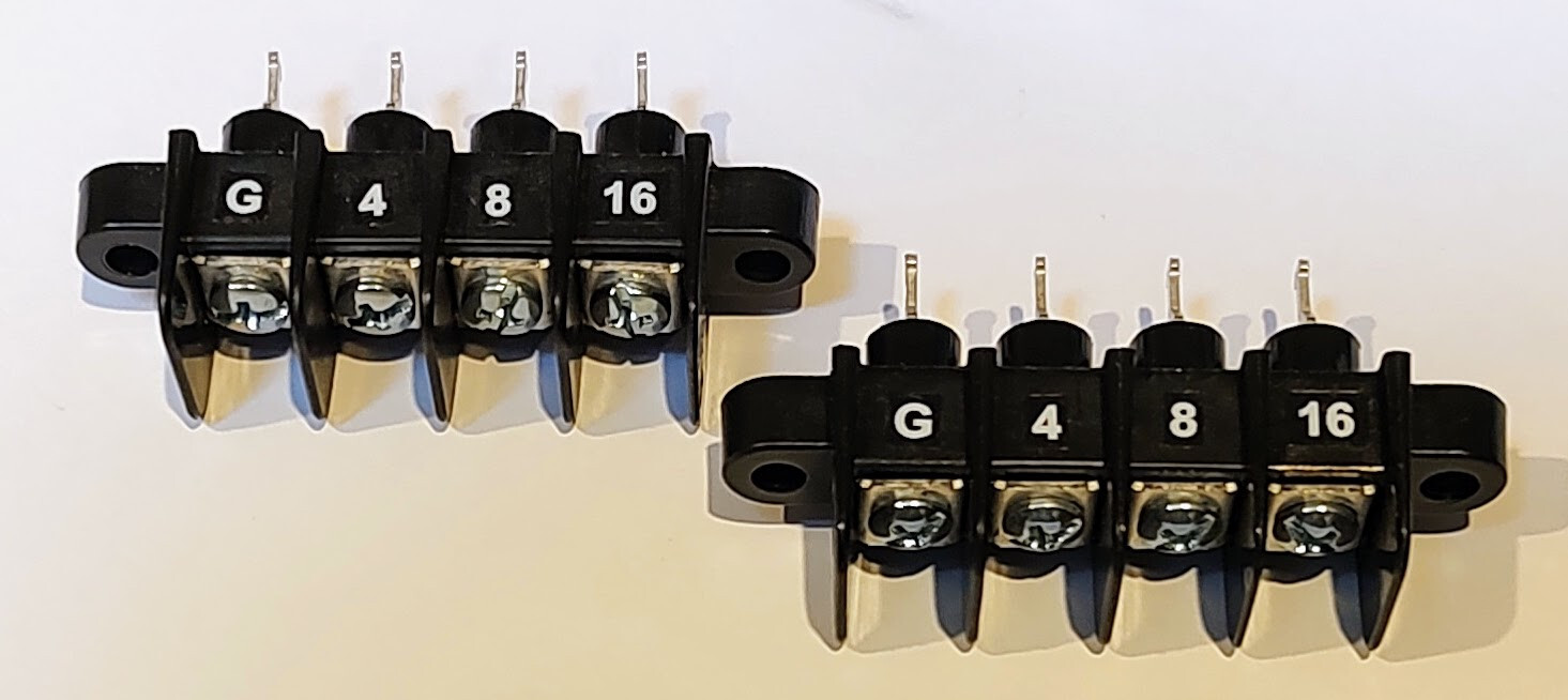 Dynaco ST70, Mk II, III, IV, SCA35 Terminal Block w/ Speaker Impedance Numbers!