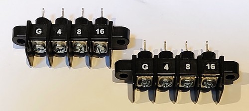 Dynaco ST70, Mk II, III, IV, SCA35 Terminal Block w/ Speaker Impedance Numbers!