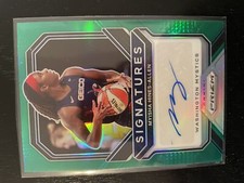 2021 Panini Prizm WNBA Green Prizm Autograph Myisha Hines-Allen