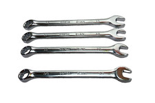 New Craftsman 4 Pc Standard Sae Metric Mm Polished Wrench Set
