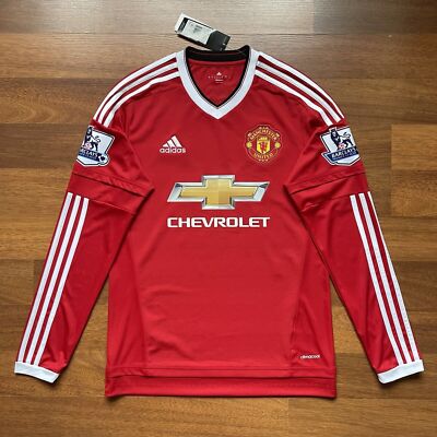 MANCHESTER UNITED ADIDAS 2015/2016 FOOTBALL SOCCER JERSEY #10