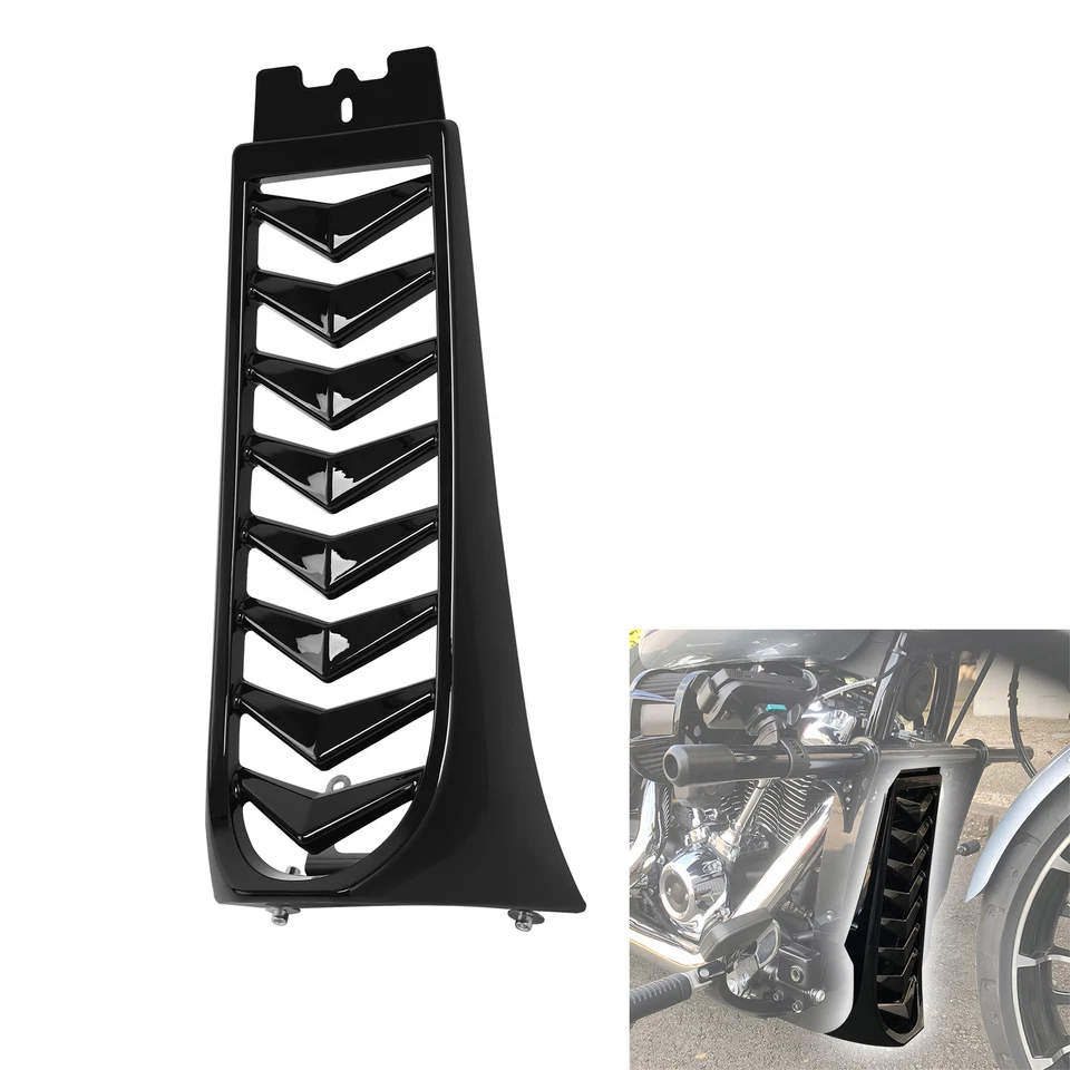 Cubierta inferior del radiador del alerón del carenado de la barbilla para Harley Street Fat Bob Breakout 18+ Foto 4 de 4