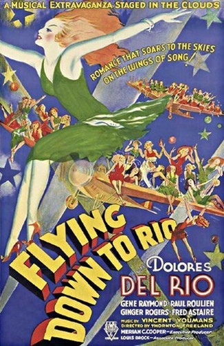 Flying Down To Rio Movie Poster Fred Astaire Vintage 1 Ebay