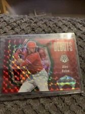 2021 Alec Bohm Mosaic Red/Green Debuts HOLO Prizm SP #PD20 Philadelphia Phillies