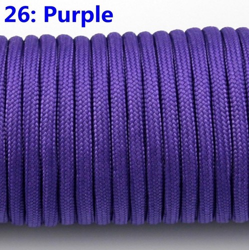 31M/100FT 308 Paracord Parachute Cord Lanyard 7 Strands Core for Camping Hiking - Picture 18 of 27