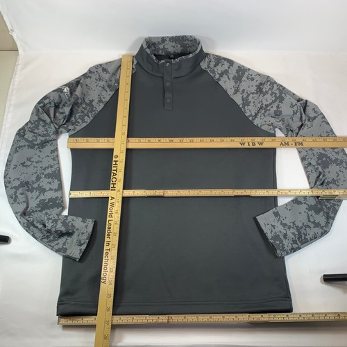 Adidas Camo Hybrid Sweatshirt Wyndham Cup East West Gray Golf Pullover Men Small - Picture 11 of 22