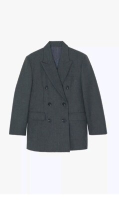 Frankie Shop Vance Double Breasted Blazer M/L