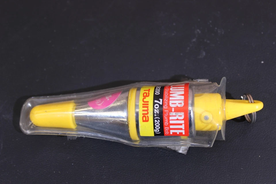 TAJIMA Plumb Bob - 7 oz (200g) Plumb-Rite with Quick-Stabilizing Cap - Image 4 of 4