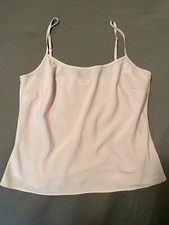 New S DKNYC Half Cami Slip Tank Top Fitted Nude Beige Pink Intimate